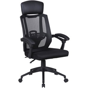 Офисное кресло Brabix Nexus ER-401 (с подлокотниками, черное) 531835 в Заводоуковске