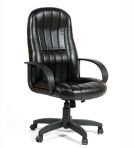 Кресло офисное CHAIRMAN 685, экокожа, цвет черный в Тюмени