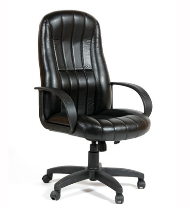 Кресло офисное CHAIRMAN 685, экокожа, цвет черный в Тюмени - изображение