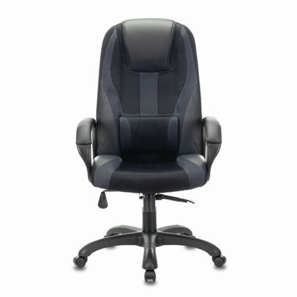Компьютерное кресло Brabix Premium Rapid GM-102 (экокожа/ткань, черное/серое) 532105 в Тюмени - изображение