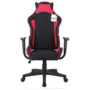 Кресло офисное Brabix GT Racer GM-100 (подушка, ткань, черное/красное) 531820 в Тюмени