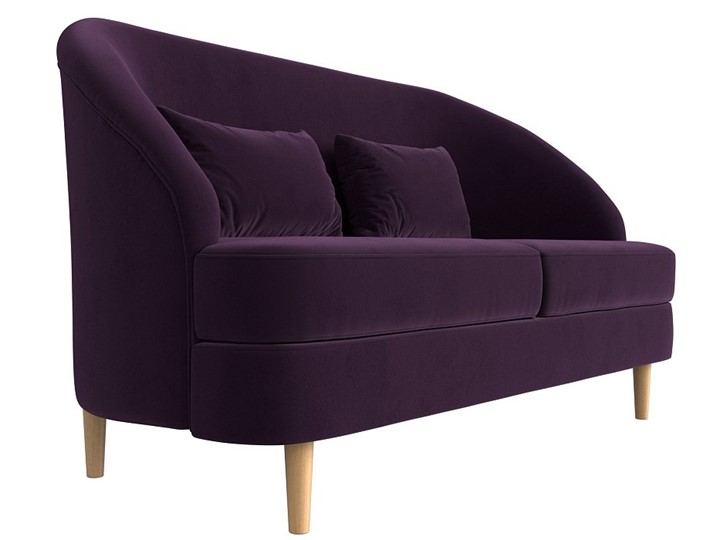 Прямой диван Атико, Фиолетовый (Велюр) в Заводоуковске - изображение 2