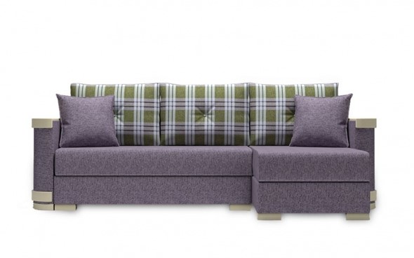 Угловой диван Serena 210 (Uno roze grey + kenturi sage) в Заводоуковске - изображение