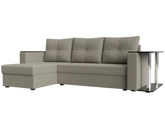 Угловой диван Атланта Лайт, Корфу 02 (рогожка) в Заводоуковске - изображение
