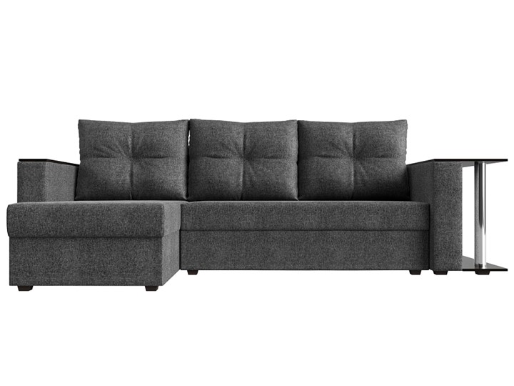Угловой диван Атланта Лайт, Серый (рогожка) в Заводоуковске - изображение 1