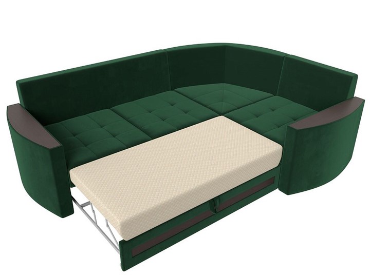 Угловой диван Белла, Зеленый (Велюр) в Заводоуковске - изображение 1