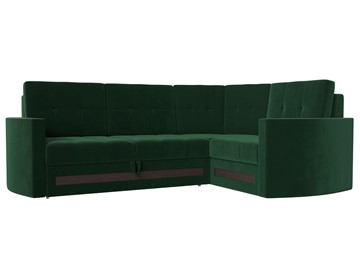 Угловой диван Белла, Зеленый (Велюр) в Тюмени