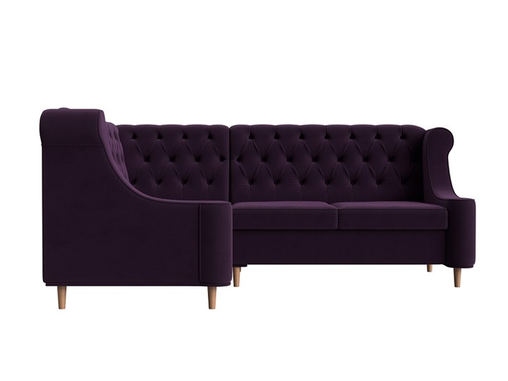 Угловой диван Бронкс, Фиолетовый (Велюр) в Тюмени - изображение 1