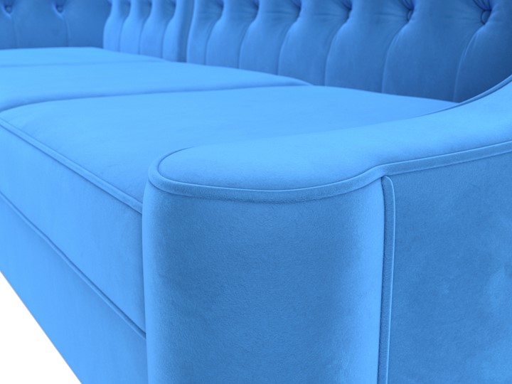 Угловой диван Бронкс, Голубой (Велюр) в Заводоуковске - изображение 3