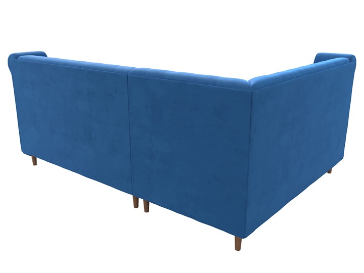 Угловой диван Бронкс, Голубой (Велюр) в Заводоуковске - изображение 5