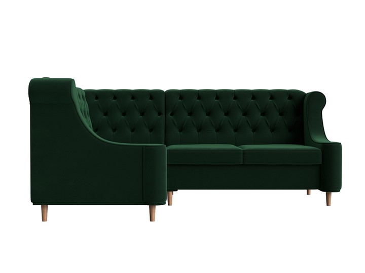 Угловой диван Бронкс, Зеленый (Велюр) в Тюмени - изображение 1