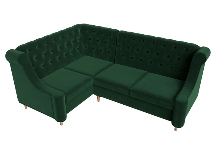 Угловой диван Бронкс, Зеленый (Велюр) в Заводоуковске - изображение 4