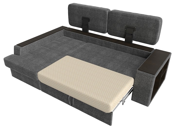 Угловой диван Брюссель, Серый/коричневый (рогожка) в Заводоуковске - изображение 5