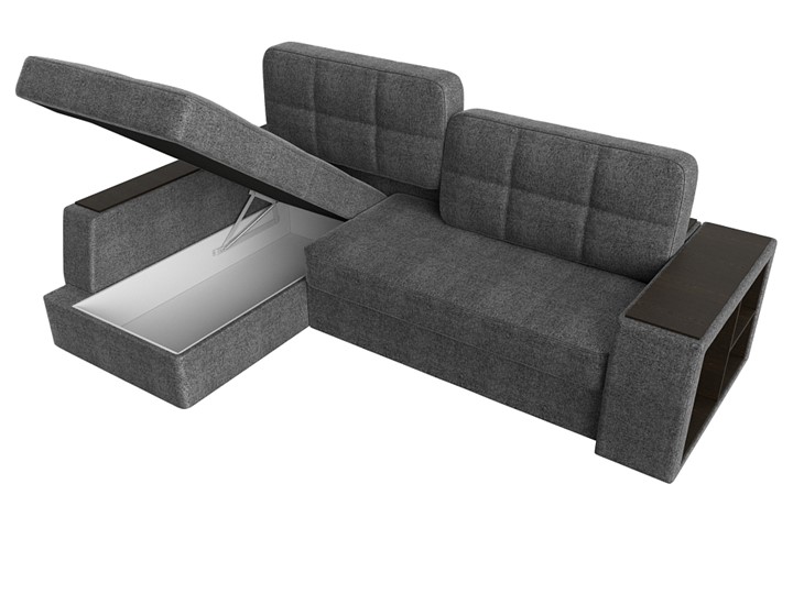 Угловой диван Брюссель, Серый/коричневый (рогожка) в Заводоуковске - изображение 6