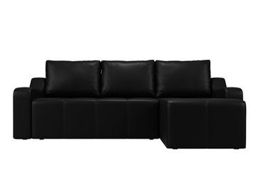 Угловой диван для гостиной Элида, Черный (экокожа) в Тюмени - предосмотр 2