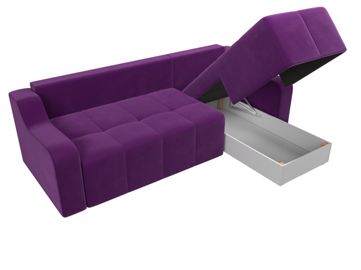 Угловой диван Элида, Фиолетовый (микровельвет) в Заводоуковске - изображение 6