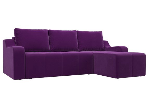Угловой диван Элида, Фиолетовый (микровельвет) в Тюмени - изображение