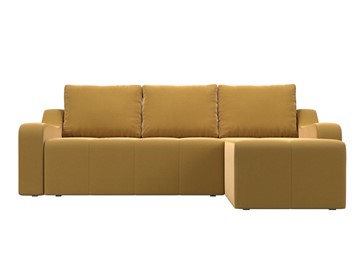 Угловой диван для гостиной Элида, Желтый (микровельвет) в Заводоуковске - предосмотр 2