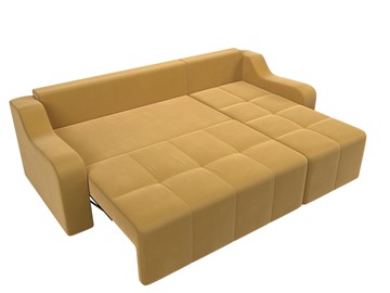Угловой диван для гостиной Элида, Желтый (микровельвет) в Тюмени - предосмотр 7