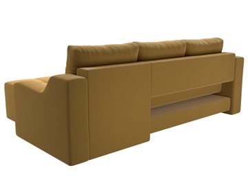 Угловой диван для гостиной Элида, Желтый (микровельвет) в Заводоуковске - предосмотр 8