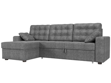 Угловой диван с оттоманкой Камелот, Серый (рогожка) в Заводоуковске - предосмотр