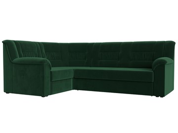 Угловой диван Карелия, Зеленый (Велюр) в Ишиме