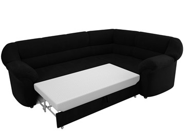 Угловой диван для гостиной Карнелла, Черный (микровельвет) в Тюмени - предосмотр 6
