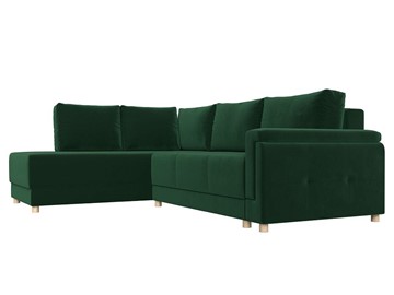 Угловой диван Лига-024, Зеленый (Велюр) в Тюмени - предосмотр 5