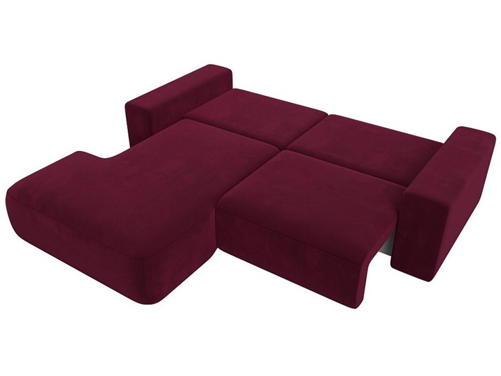 Угловой диван Лига-036 Классик, Бордовый (Микровельвет) в Тюмени - изображение 3