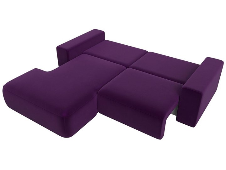 Угловой диван Лига-036 Классик, Фиолетовый (Микровельвет) в Тюмени - изображение 3