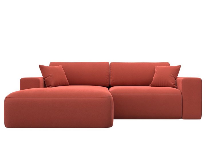 Угловой диван Лига-036 Классик, Коралловый (Микровельвет) в Заводоуковске - изображение 8