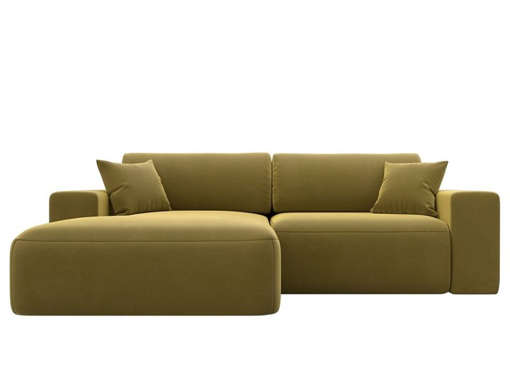 Угловой диван Лига-036 Классик, Желтый (Микровельвет) в Заводоуковске - изображение 8