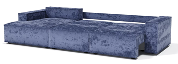 Угловой диван с оттоманкой Лофт 357х159х93 (Ремни/Еврокнижка) в Тюмени - предосмотр 2