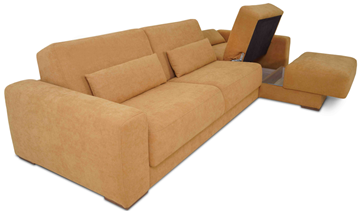 Угловой диван с оттоманкой Манхэттен 3340 в Тюмени - предосмотр 4