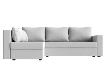 Угловой раскладной диван Мансберг, Белый (Экокожа) в Ишиме - предосмотр 8
