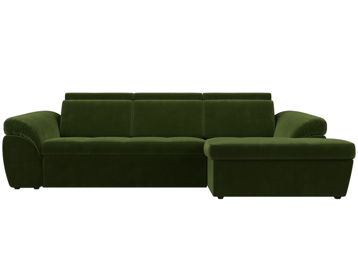 Угловой диван Мисандра, Зеленый (микровельвет) в Заводоуковске - изображение 3