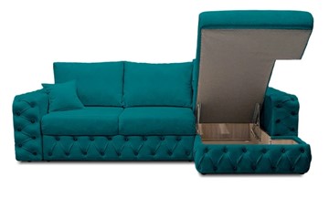 Угловой диван Райли NEW с подлоктником в оттоманке. Змейка+ППУ в Тюмени - предосмотр 4