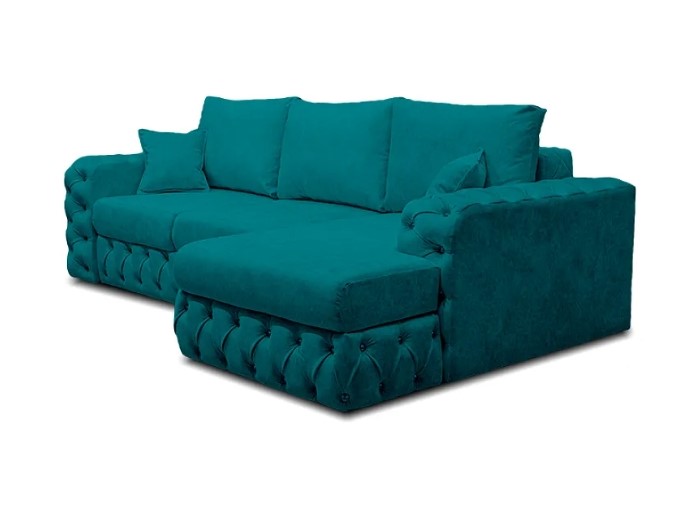 Угловой диван Райли NEW с подлоктником в оттоманке. Змейка+ППУ в Тюмени - изображение 1