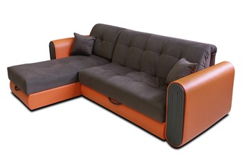 Угловой диван с оттоманкой Аккордеон-8 (сп.м. 190х205) в Ишиме