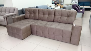 Угловой диван с оттоманкой Реал ДУ Graund 03 велюр в Тюмени