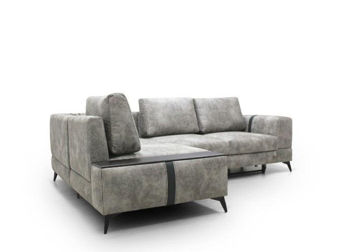 Угловой диван с узкой спинкой Даллас  м6,2+м3+м4+м9+м6+м15 отдельный +2 малые подушки+ящик в малой части в Тюмени - изображение 1