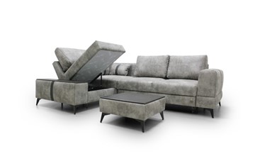 Угловой диван с узкой спинкой Даллас  м6,2+м3+м4+м9+м6+м15 отдельный +2 малые подушки+ящик в малой части в Тюмени - предосмотр 2