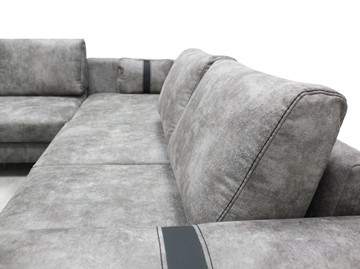Угловой диван с узкой спинкой Даллас  м6,2+м3+м4+м9+м6+м15 отдельный +2 малые подушки+ящик в малой части в Тюмени - предосмотр 4