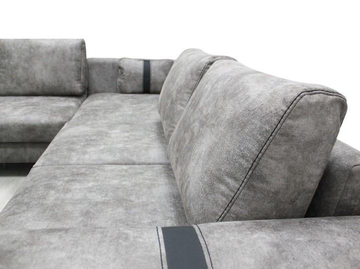 Угловой диван с узкой спинкой Даллас  м6,2+м3+м4+м9+м6+м15 отдельный +2 малые подушки+ящик в малой части в Тюмени - изображение 4
