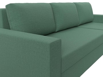 Угловой диван с оттоманкой Траумберг Лайт, Амур зеленый (Рогожка) в Тюмени - предосмотр 6