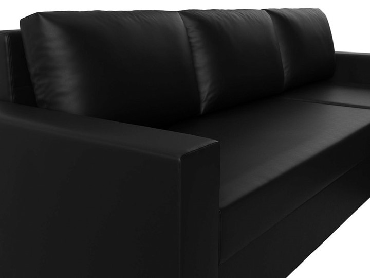 Угловой диван Траумберг Лайт, Черный (Экокожа) в Заводоуковске - изображение 7
