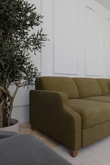 Угловой диван Валенсия Ретро с оттоманкой в Заводоуковске - изображение 5