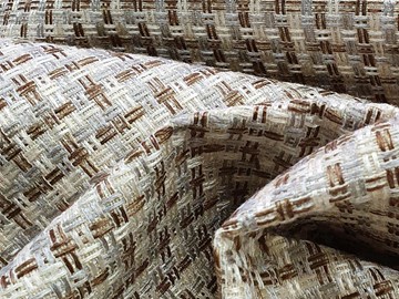 Угловой диван для гостиной Версаль, Корфу 02/Коричневый (рогожка) в Тюмени - предосмотр 9