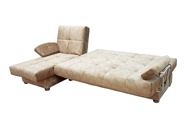 Угловой диван Милана 6 ДУ с хром. подлокотниками, НПБ в Заводоуковске - изображение 3