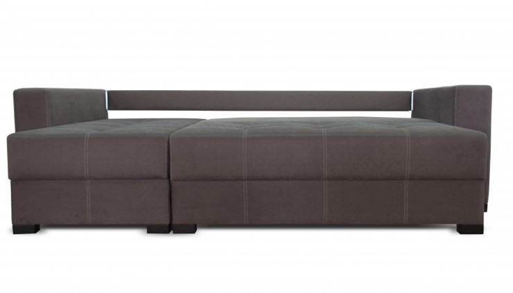 Угловой диван Fashion soft 210 (Uno grey + Brix latte) в Тюмени - изображение 1
